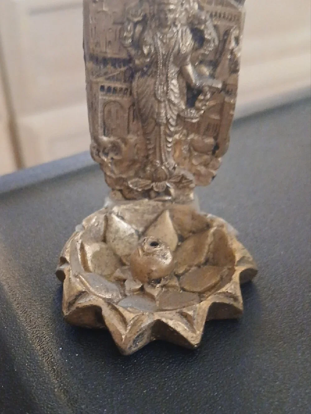 Resine Lakshmi Diya Incense Holder.
